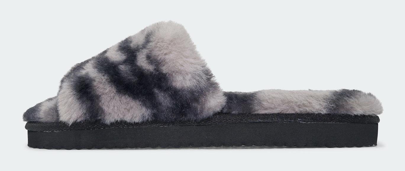 Flip Flop Pantoffel »slide*fur 2 tone«, mit trendigem 2-tone Effekt