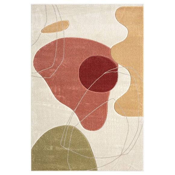 Carpet City Teppich »BONITO 7158«, rechteckig, Flachflor, Hochtief-Muster/ 3D-Effekt