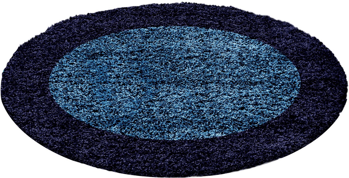 Ayyildiz Teppiche Hochflor-Teppich »Life Shaggy 1503«, rund, Wohnzimmer