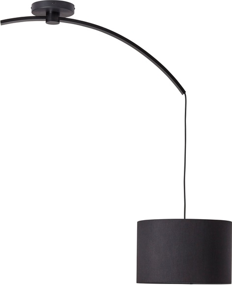 Brilliant Leuchten Pendelleuchte »Daria«, E27, 1 St., Hängelampe mit Auslegearm schwarz
