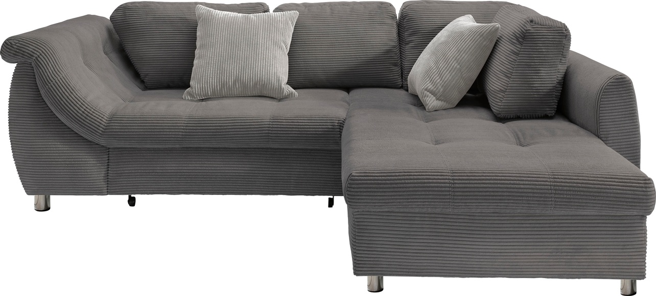 INOSIGN Ecksofa »Agira«, mit Bettfunktion und Zierkissen