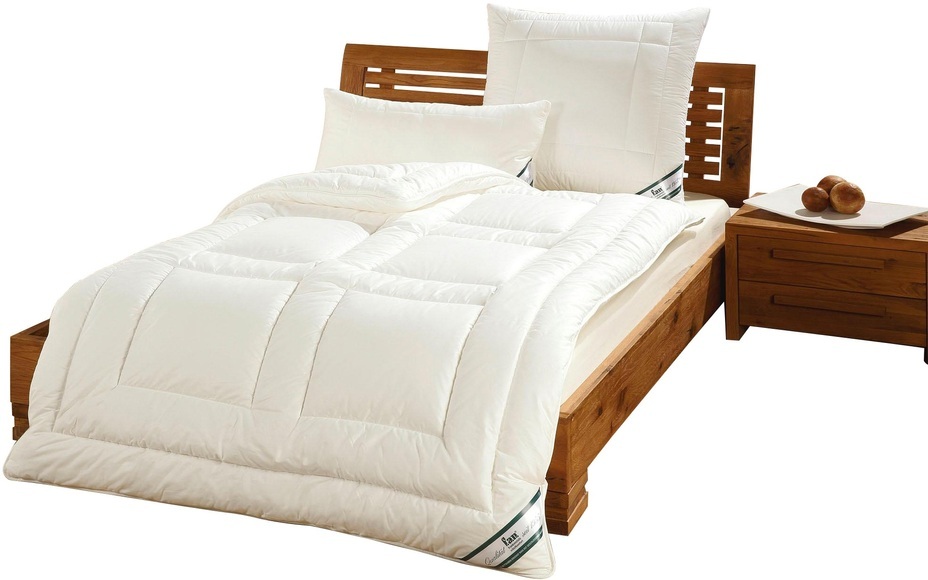 f.a.n. Schlafkomfort Baumwollbettdecke »African Cotton«, leicht, (1 St.), Bettdecke in 135x200 oder 155x220 cm, Winter oder Sommer