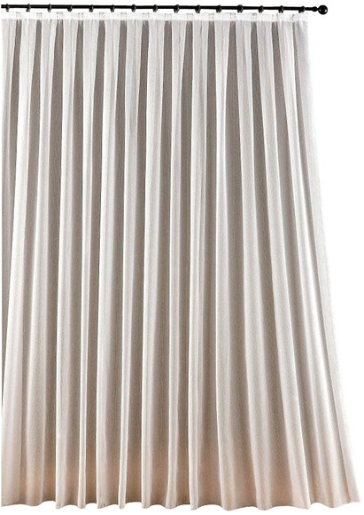 Weckbrodt Gardine »Webstore«, (1 St.), halbtransparent, Polyester, uni, nach Mass