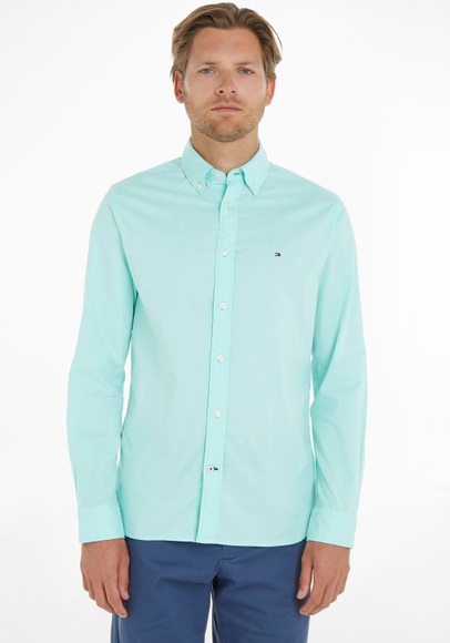 Tommy Hilfiger Langarmhemd »1985 FLEX OXFORD RF SHIRT«, von der Kollektion aus 1985 inspiriert