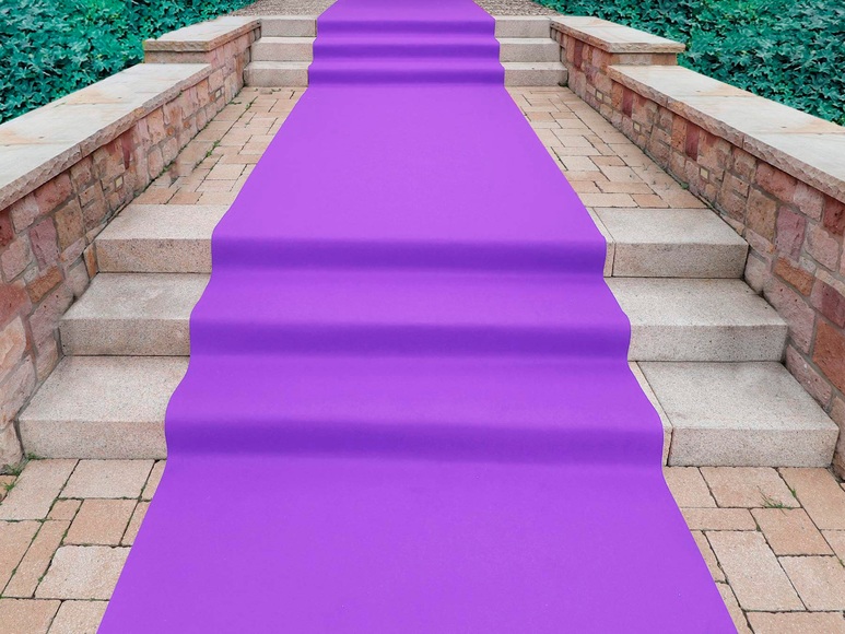 Primaflor-Ideen in Textil Läufer »Eventteppich PODIUM«, rechteckig, 2,6 mm Höhe, Breite 200 cm, robuster Nadelfilz, Uni Farben, In- und Outdoor geeignet, ideal für Events & und Veranstaltungen