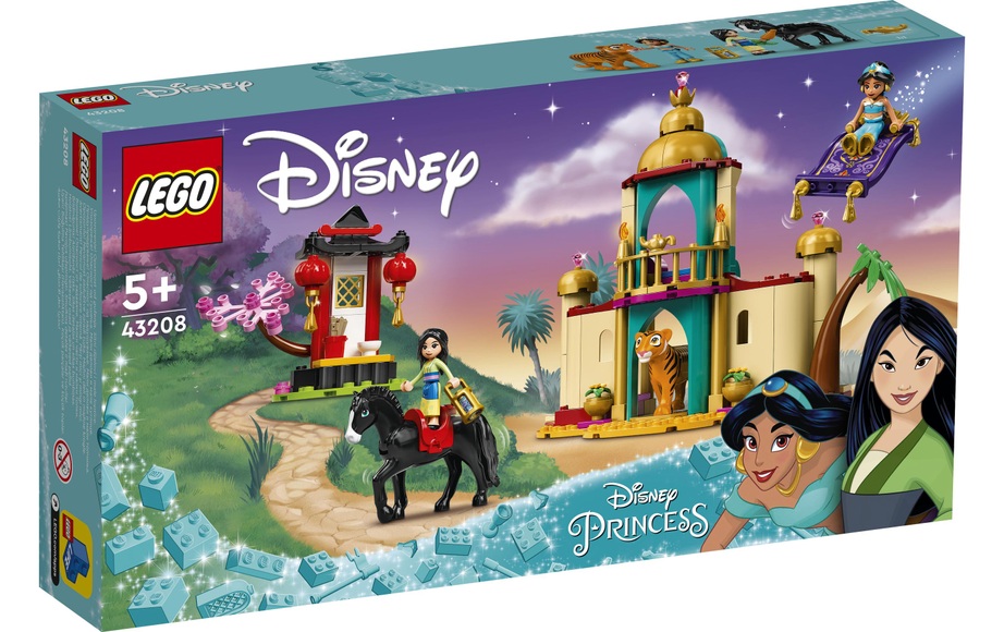 43208 Disney Princess Jasmins und Mulans Abenteuer, Konstruktionsspielzeug