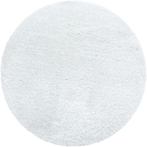 Ayyildiz Teppiche Hochflor-Teppich »BRILLIANT 4200«, rund, 50 mm Höhe, Wohnzimmer