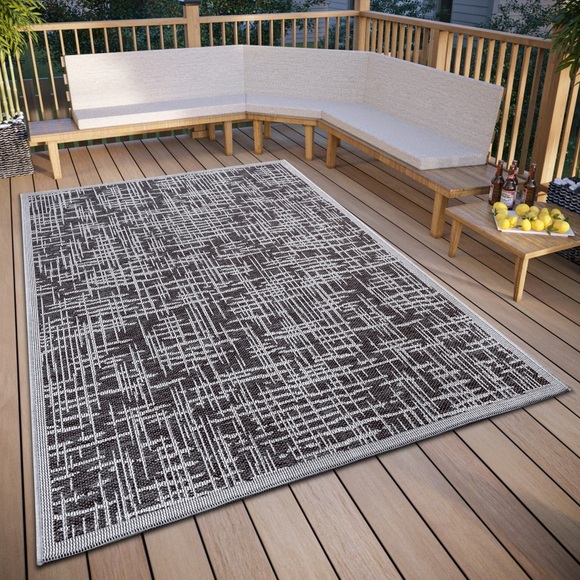 HANSE Home Teppich »Telu«, rechteckig, strapazierfähig, pflegeleicht, robust, In- und Outdoor, wetterfest