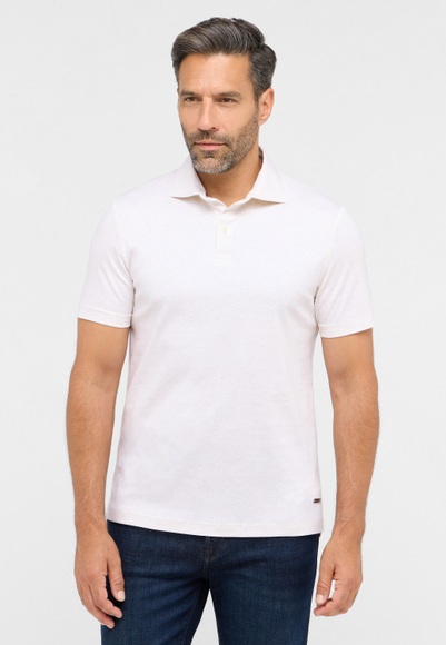REGULAR FIT Jersey Shirt in off-white unifarben