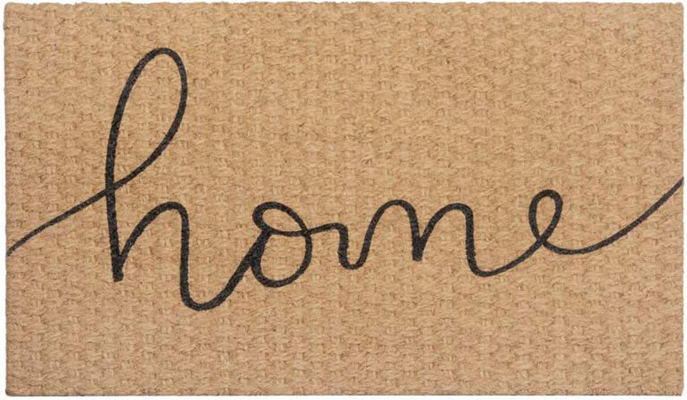 HANSE Home Fussmatte »Kokos Braided Home«, rechteckig, Pflegeleicht, Robust, Anti-Slip, Naturfaser, Umweltfreundlich
