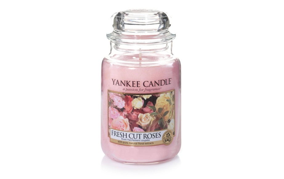 Yankee Candle - Duftkerze Fresh Cut Roses - 623 g