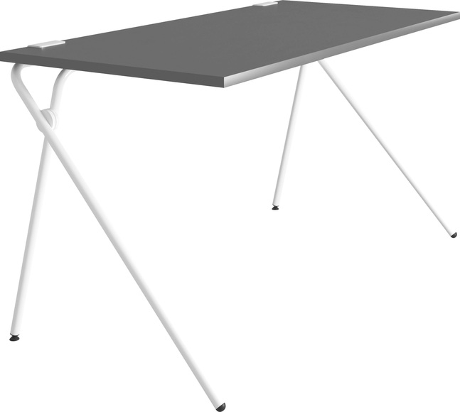 Müller SMALL LIVING Sekretär »PLATO Two«, weisses Gestell, Home Office minimal, einfach zusammenklappen, fertig
