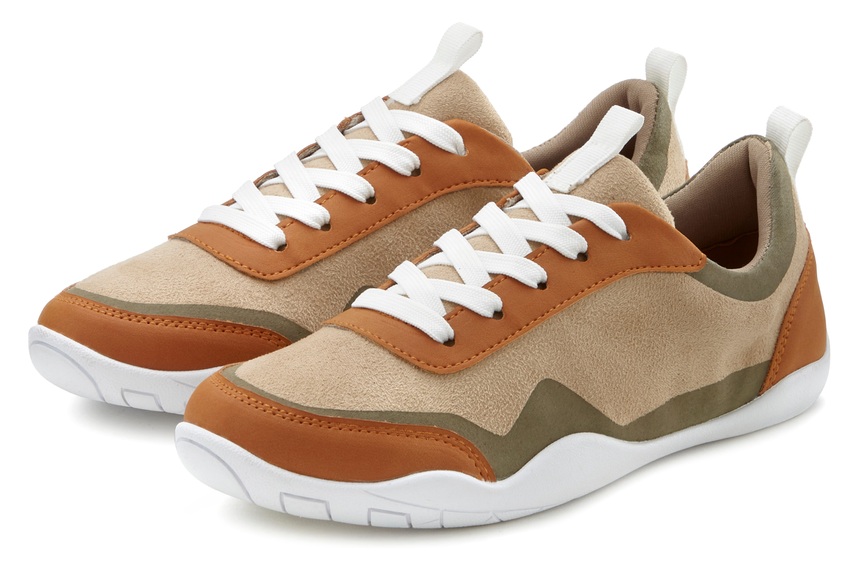 LASCANA Sneaker, superleicht mit ultraflacher flexibler Sohle VEGAN