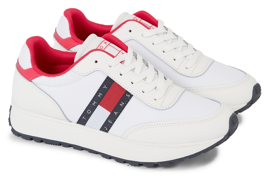 Tommy Jeans Plateausneaker »TJW RETRO RUNNER«, mit seitlicher Logoflagge