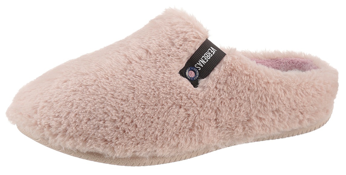 VERBENAS Pantoffel »YORK Gales«, in kuscheliger Optik