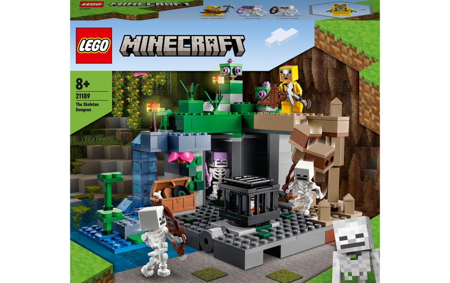 21189 Minecraft Das Skelettverlies, Konstruktionsspielzeug