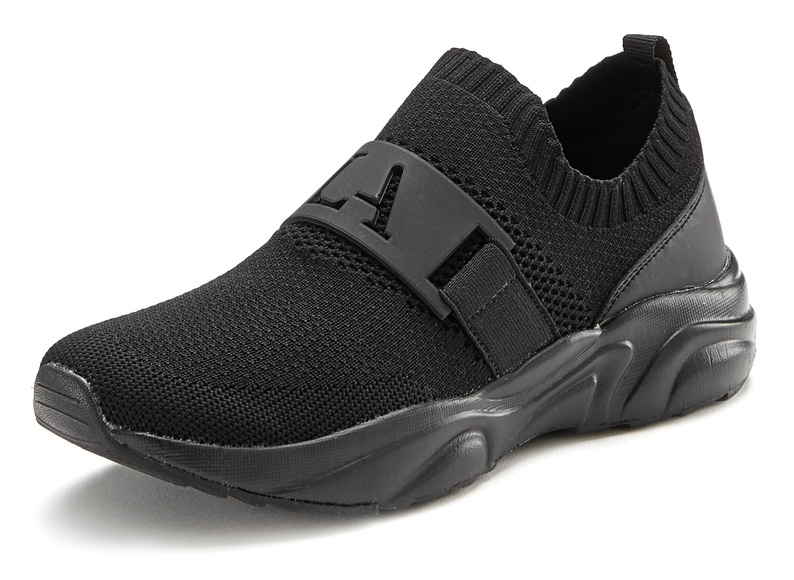 LASCANA ACTIVE Slip-On Sneaker, mit dekorativem Band und Chunky Sohle vegan