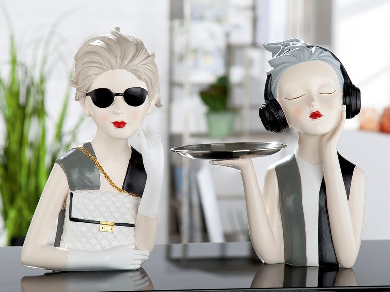 GILDE Dekofigur »Figur Lady mit Handtasche«