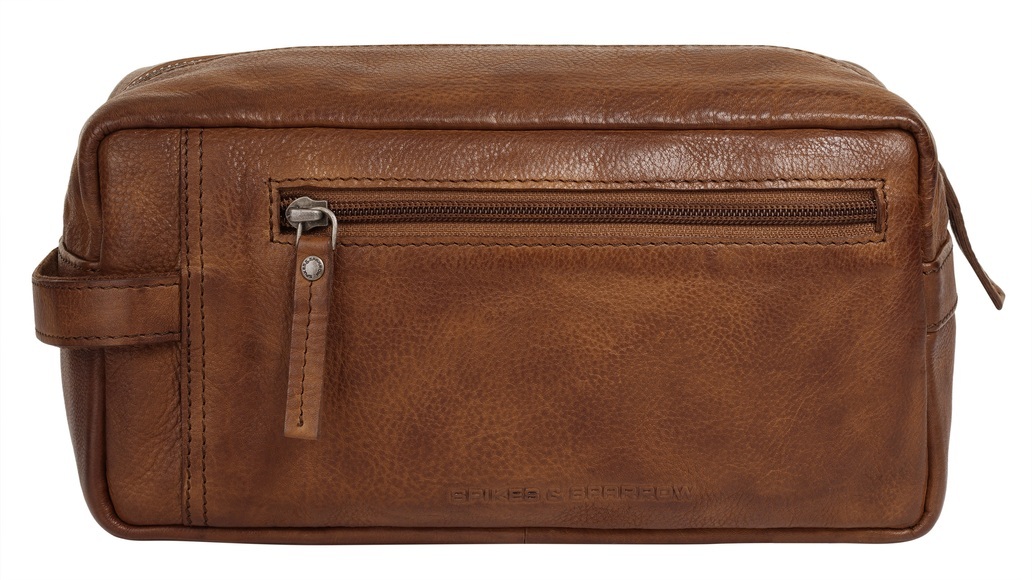 Spikes & Sparrow Kulturbeutel »TOILETRY BAG«, echt Leder