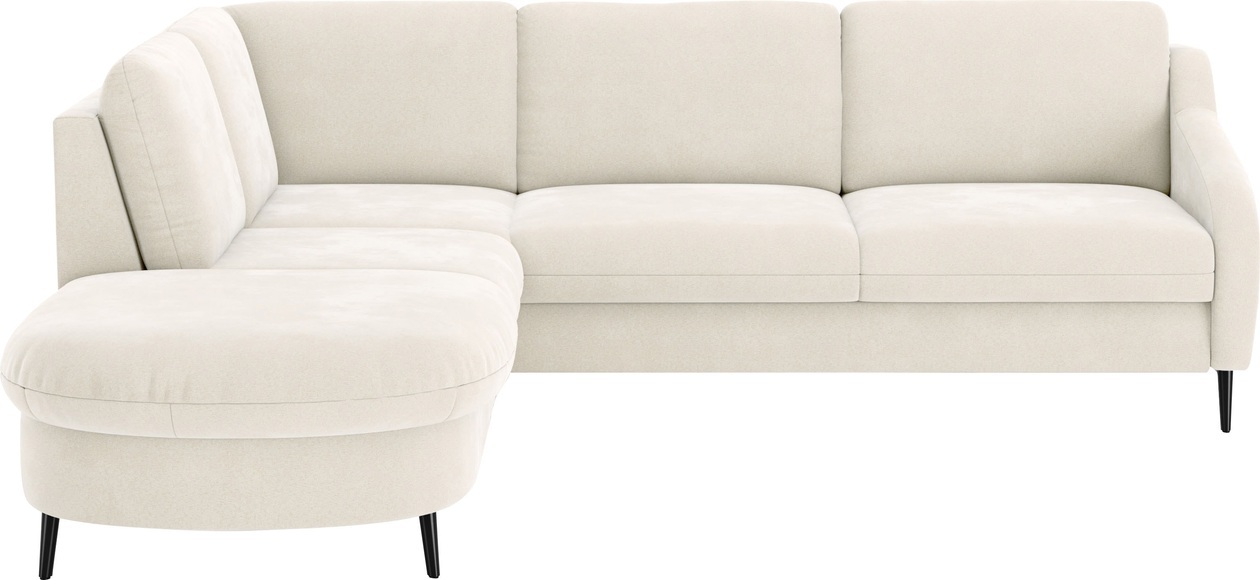 sit&more Ecksofa »Soul L-Form«, wahlweise mit Bettfunktion und Bettkasten oder Schubkasten