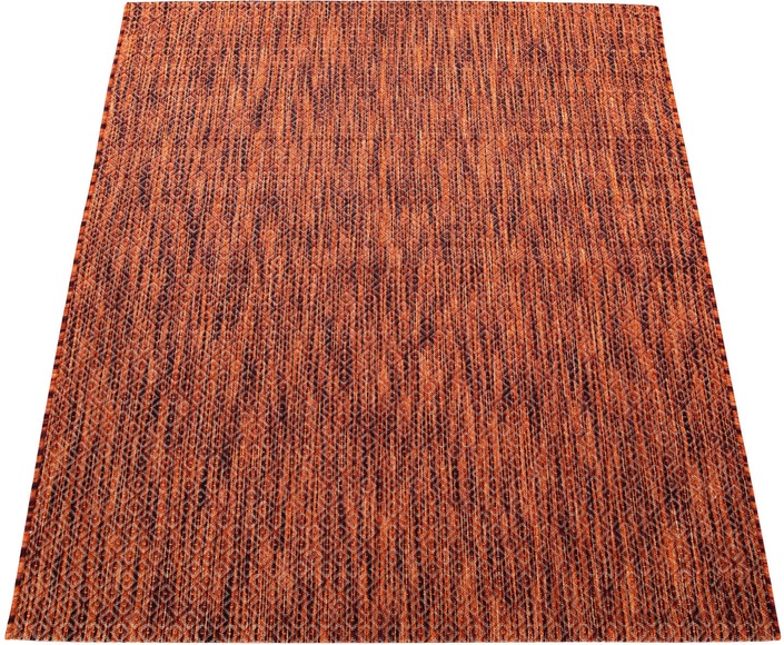 Paco Home Teppich »Cuyo 740«, rechteckig, 4 mm Höhe, modernes Design, Rauten Muster, In- und Outdoor geeignet, Wohnzimmer