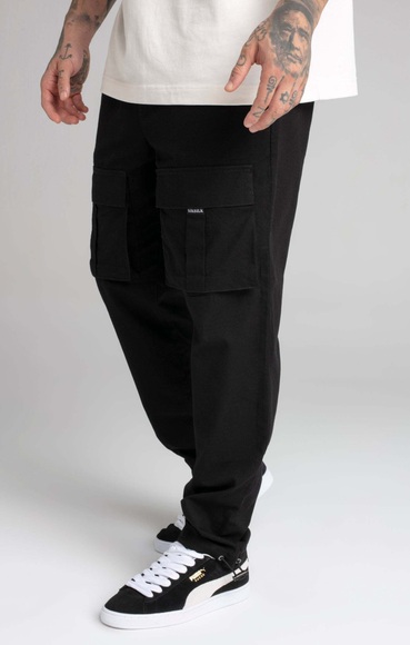 Hosen Ripstop Cargo Pants Unisex Schwarz L