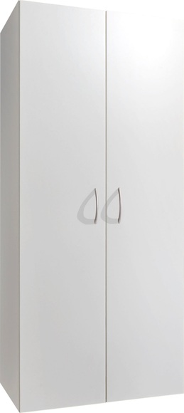 Xora Schrank in weiss , Multiraumkonzept , Holzwerkstoff , 5 Fächer , 70x185x40 cm , Dekorfolie,Nachbildung,Nachbildung , Typenauswahl, Beimöbel erhältlich, umfangreiches Zubehör erhältlich, In verschiedenen Grössen erhältlich, in verschiedene