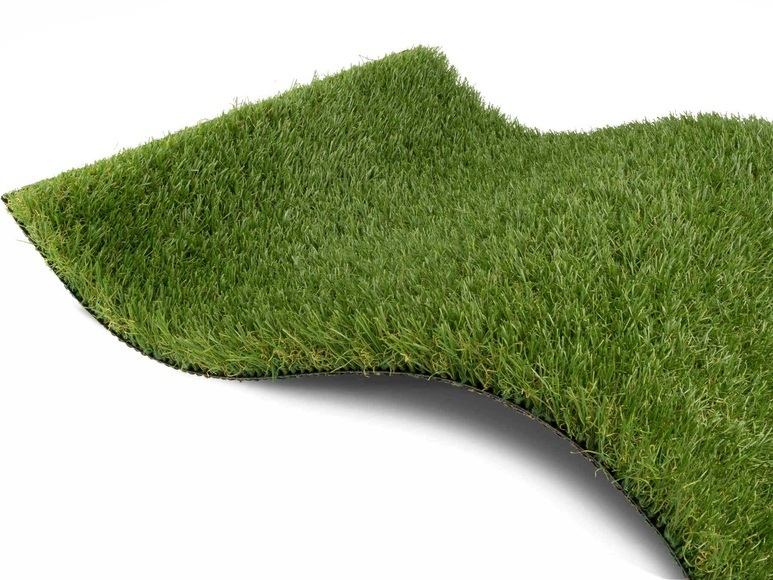 Primaflor-Ideen in Textil Kunstrasen »Premium ZENIT«, rechteckig, Höhe 47 mm. Mit Drainagefunktion, strapazierfähig, wasserfest, UV-stabil & witterungsbeständig. Ideal für Balkon & Terrasse.