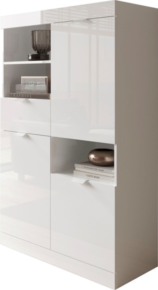 LC Highboard »Slim«, Breite 91 cm, Fronten Hochglanz Lack