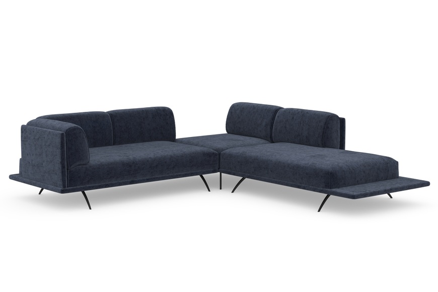 machalke® Ecksofa »benito«, mit bezogenem Sockel