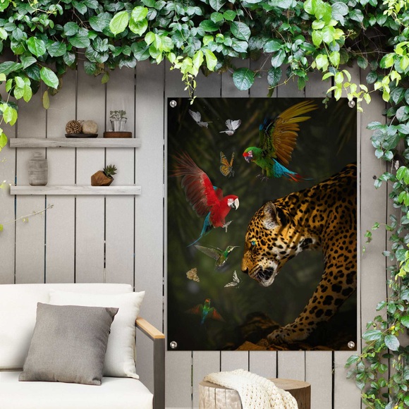 Reinders! Poster »Dschungeltiere«, Outdoor für Garten oder Balkon