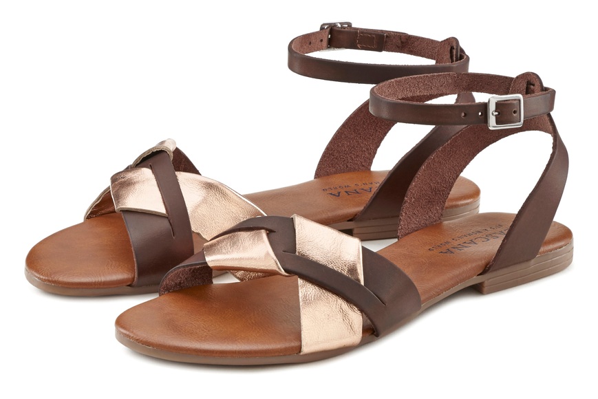 LASCANA Sandale, aus Leder
