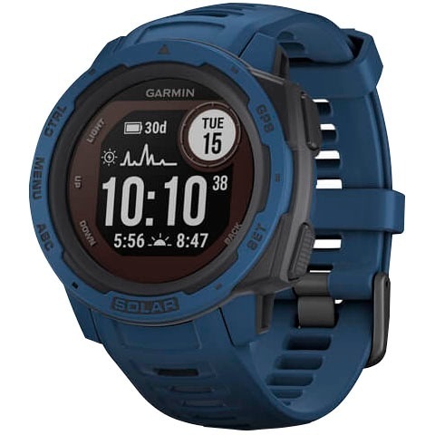 Garmin Instinct Solar GPS-Uhr (Blau)