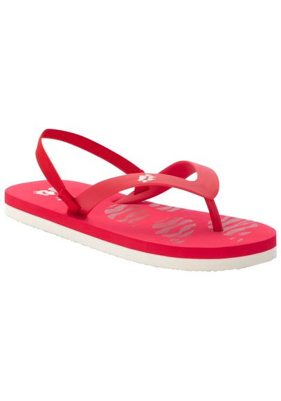 Jack Wolfskin Zehentrenner-Sandale Kinder Eezy Kids 40 rot