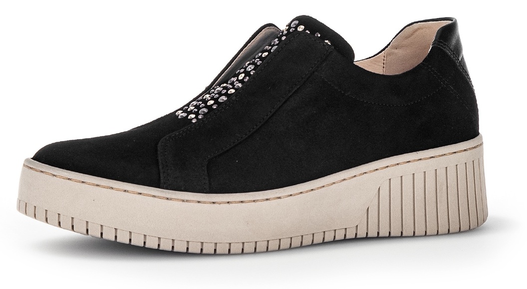 Gabor Slip-On Sneaker, mit glänzenden Nieten besetzt