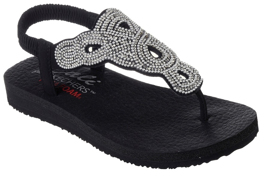Skechers Sandale »MEDITATION-PEARL PERFECTION«, mit elastischem Riemchen