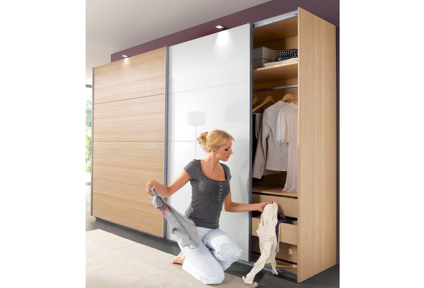 Wimex Schwebetürenschrank »Easy«, mit Teilglas