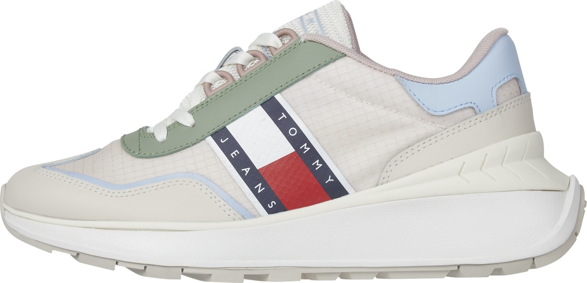Tommy Jeans Keilsneaker »TOMMY JEANS FASHION RETRO RUN«, mit seitlicher Logoflagge