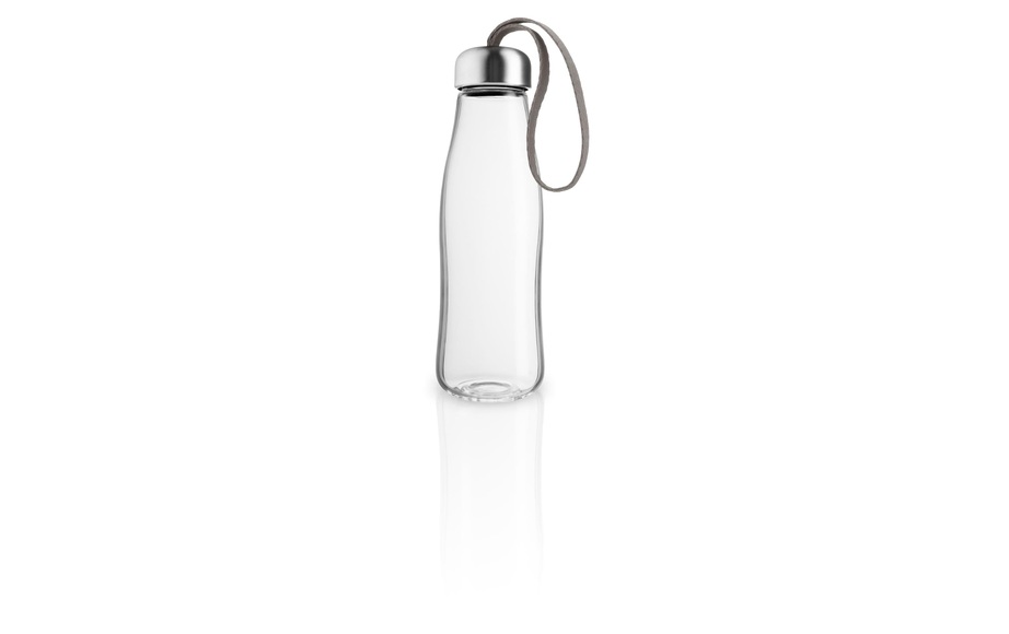 Trinkflasche / Glas - 0,5 L - Eva Solo beige en glas