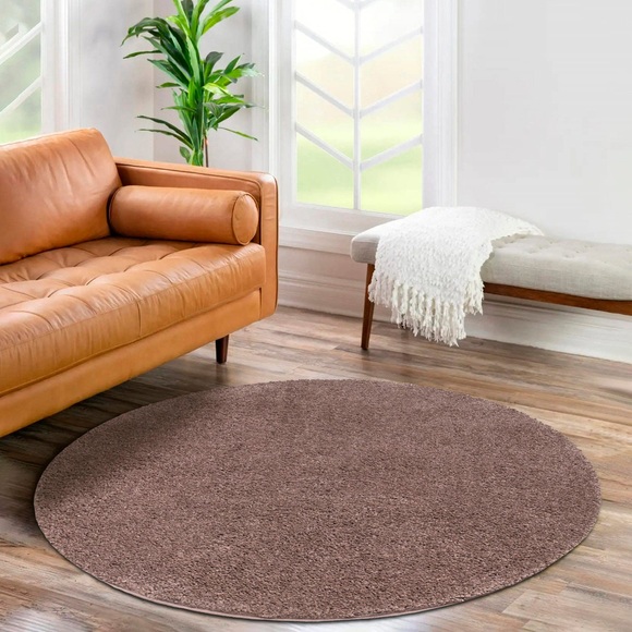 Carpet City Hochflor-Teppich »City Shaggy«, rund, 30 mm Höhe, Teppich Einfarbig Uni, besonders flauschig-weich, ideal für Wohnzimmer & Schlafzimmer