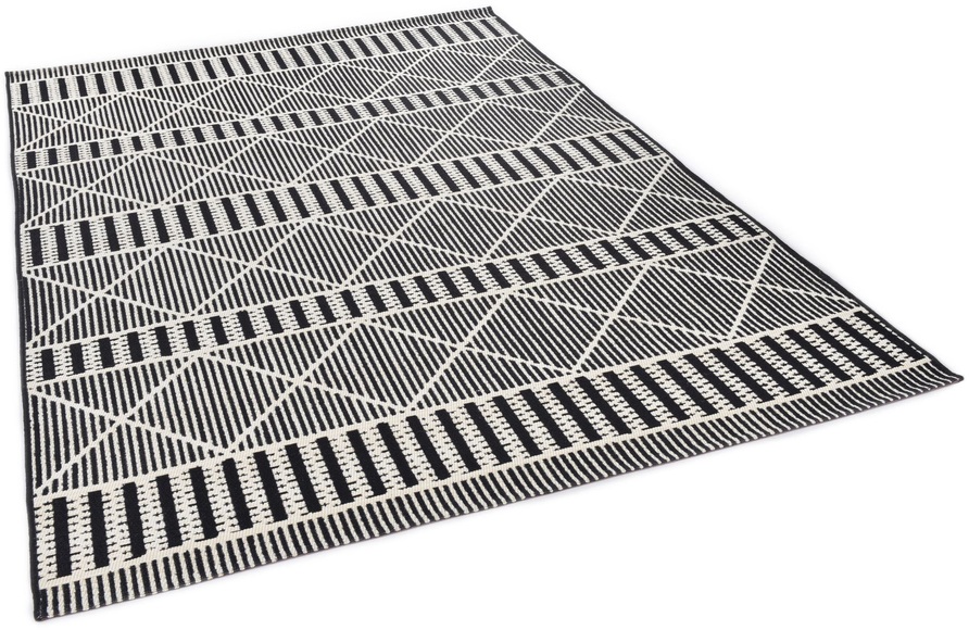TOM TAILOR Teppich »Funky Outdoor Geometric«, rechteckig, 5 mm Höhe, Flachgewebe, In- und Outdoor geeignet, Wohnzimmer