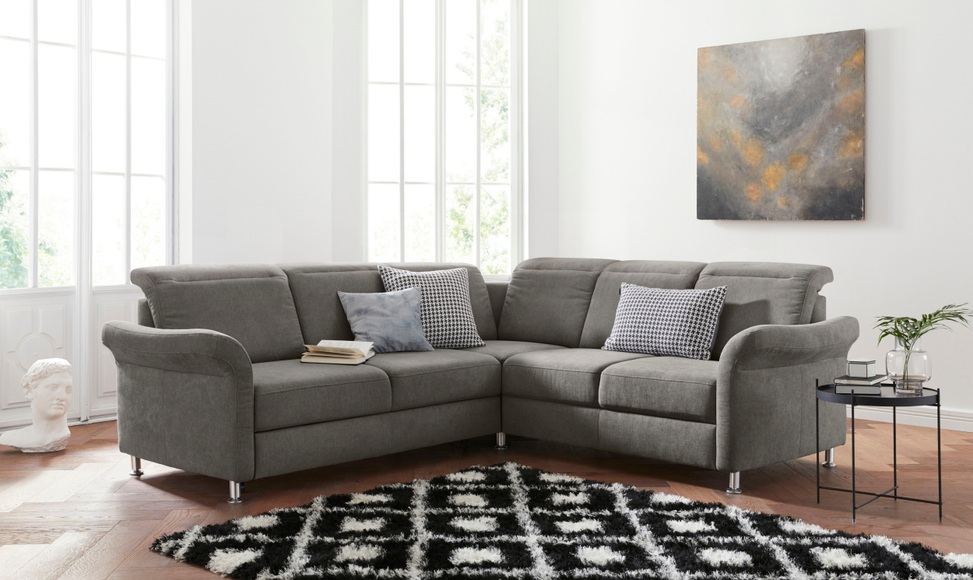 sit&more Ecksofa, inklusive Federkern, wahlweise mit Kopfteilverstellung, Bettfunktion und Schubladenstauraum