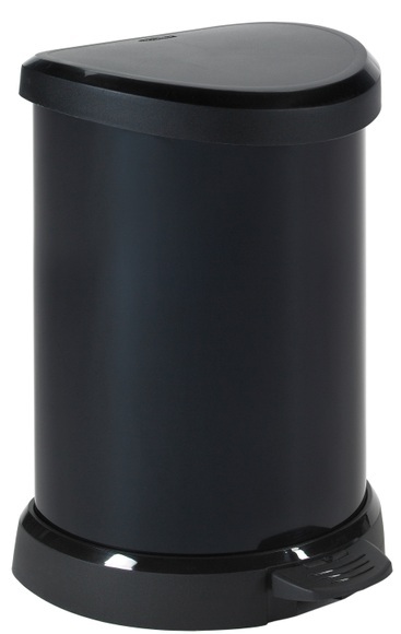 Curver Mülleimer »Deco Bin Metallic's«, 1 Behälter, Metalleffekt-Lackierung, komfortables Pedal, rostfrei,Dellenfrei, 15 L