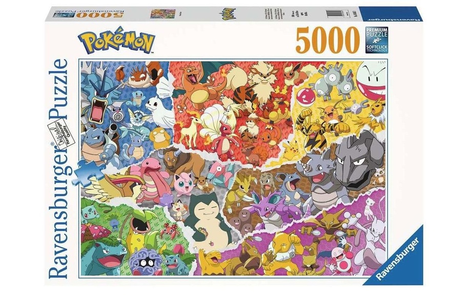 Ravensburger Puzzle 16845 – Pokémon Allstars – 5000 Teile Puzzle für Erwachsene und Kinder ab 14 Jahren