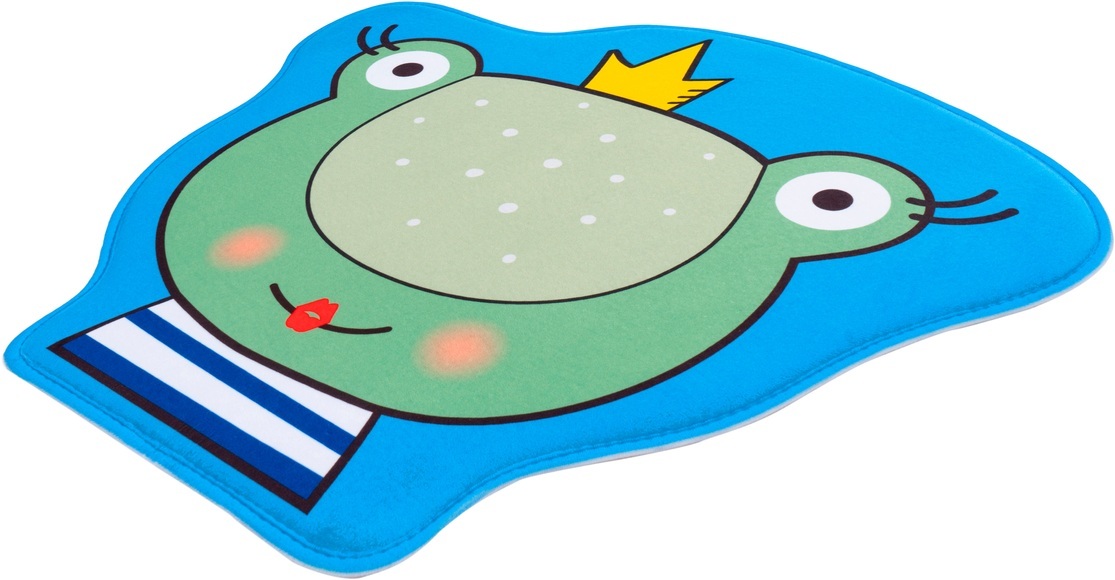 Obsession Kinderteppich »My Mila Kids 146«, Motivform, 8 mm Höhe, Motiv Frosch, waschbar