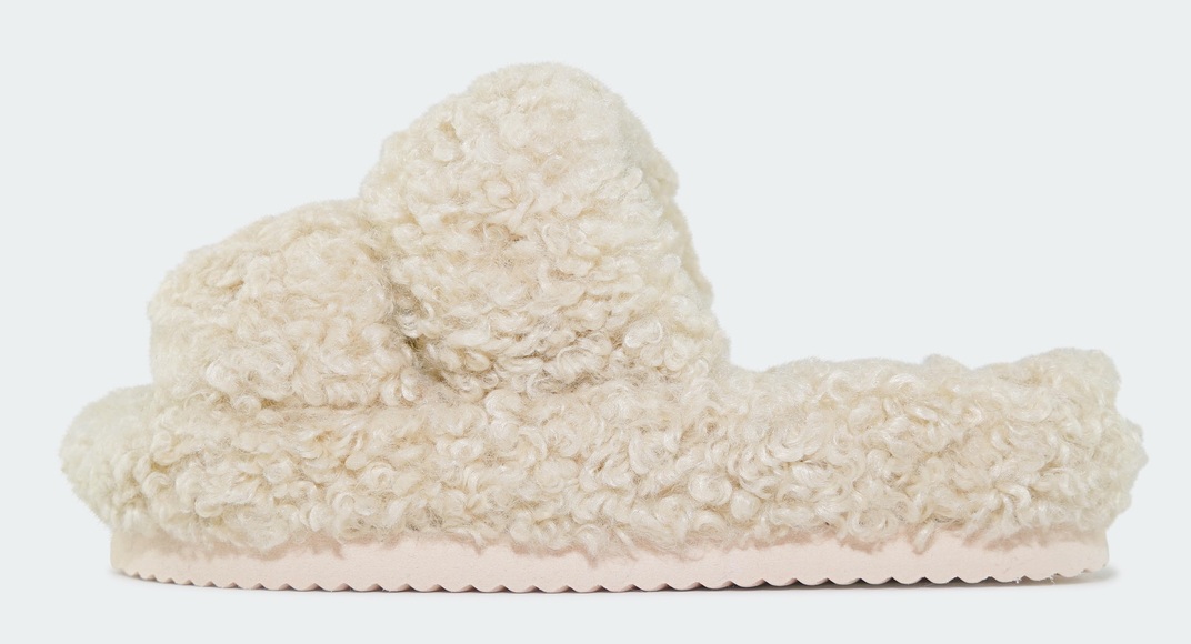 Flip Flop Pantoffel »double*strap curly«, mit leichter Laufsohle