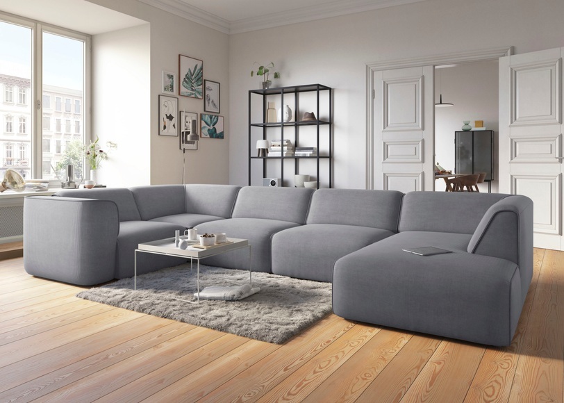COUCH? Wohnlandschaft »Fettes Polster«, Modulsofa Set, Module einzeln für individuelle Zusammenstellung s. 