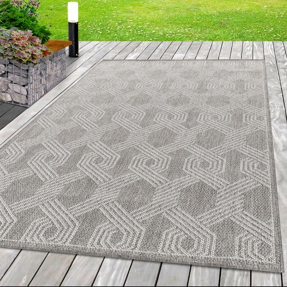 Ayyildiz Teppiche Teppich »ARUBA«, rechteckig, 6 mm Höhe, Pflegeleicht, Modern, In- und Outdoor geeignet