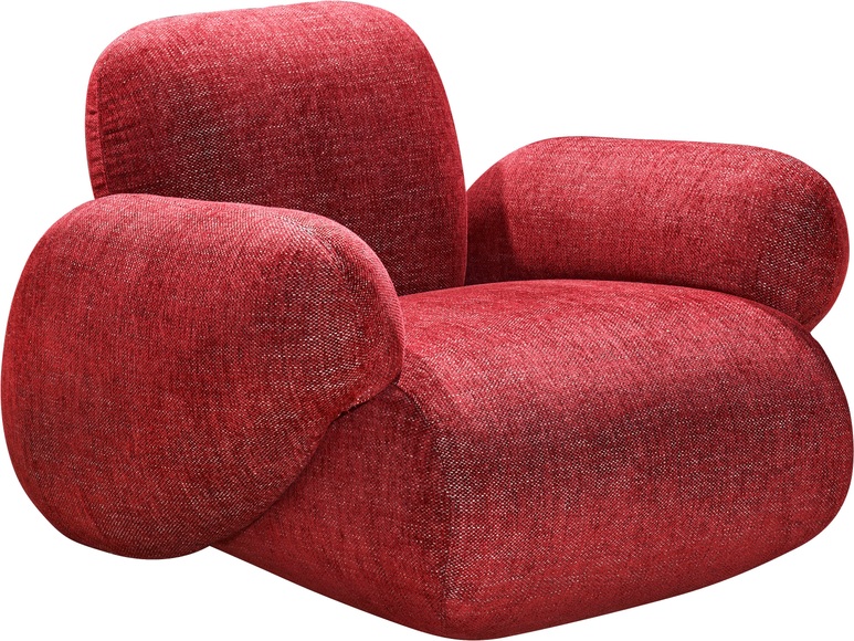 DELA Design Sessel »Luna«, frei im Raum stellbar