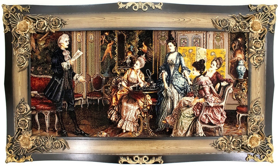 morgenland Wandteppich »Bild-Teppich Figurativ 120 x 70 cm«, rechteckig, 0,6 mm Höhe, besonders weich durch Microfaser